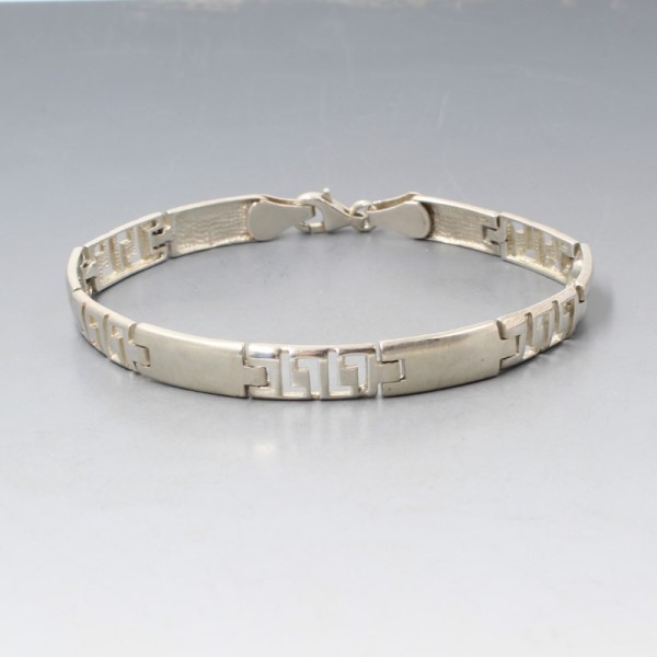 Mens vintage sales silver bracelets